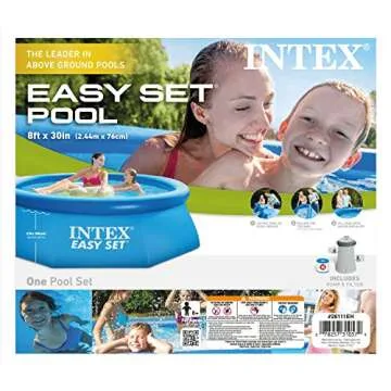 Intex 8ft X 30in Easy Set Pool Set with Filter Pump