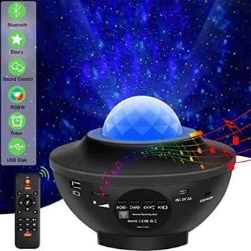 Galaxy Projector for Bedroom, Starlight Projector, 3 in 1 Starry Night Light Projector w Bluetooth Speaker, Star Projector Galaxy Light, Constellation Projector, Room Lights for Bedroom, Sky Light