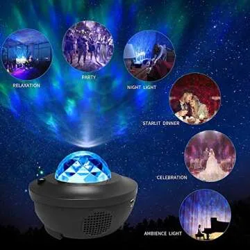 Galaxy Projector for Bedroom, Starlight Projector, 3 in 1 Starry Night Light Projector w Bluetooth Speaker, Star Projector Galaxy Light, Constellation Projector, Room Lights for Bedroom, Sky Light