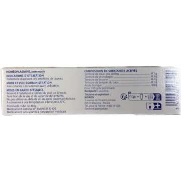 Homeoplasmine, XL - 40g Magic Cream - For Dry Skin, Irritations, Soft Lips! [ The Original French Packaging ]