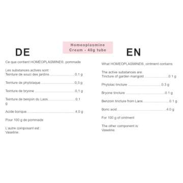 Homeoplasmine, XL - 40g Magic Cream - For Dry Skin, Irritations, Soft Lips! [ The Original French Packaging ]