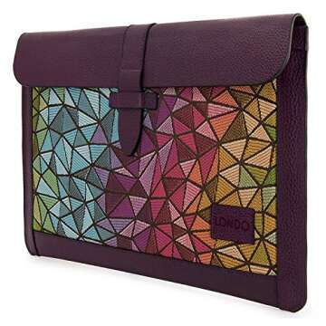 Londo Top Grain Leather Macbook Bag Laptop Sleeve for MacBook Pro and MacBook Air Case - 16 Inch - 1...