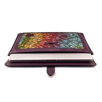 Londo Top Grain Leather Macbook Bag Laptop Sleeve for MacBook Pro and MacBook Air Case - 16 Inch - 15 Inch - 15.5 Inch (M4, M3, M2, M2, M1, Pro & Max) 2020 to 2024 Models