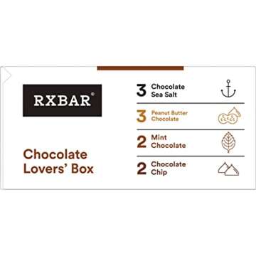 RXBAR Protein Bars, 12g Protein, Gluten Free Snacks, Variety Pack (10 Bars)