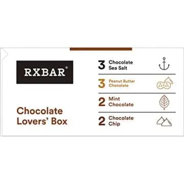 RXBAR Protein Bars, 12g Protein, Gluten Free Snacks, Variety Pack (10 Bars)