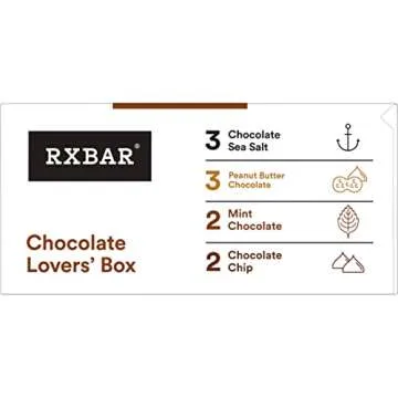 RXBAR Protein Bars, 12g Protein, Gluten Free Snacks, Variety Pack (10 Bars)