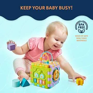 ToyVelt Activity Cube - Educational Fun for Toddlers