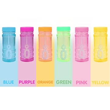 Colorful Bubbles 24-Pack - Perfect Party Favor for Kids