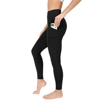 90 Degree By Reflex Power Flex Yoga Pants - High Waist Squat Proof Ankle Leggings With Pockets for W...