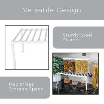 Smart Design Premium Cabinet Storage Shelf - Durable & Stylish