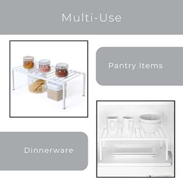 Smart Design Premium Cabinet Storage Shelf - Durable & Stylish