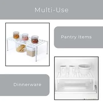 Smart Design Premium Cabinet Storage Shelf - Durable & Stylish