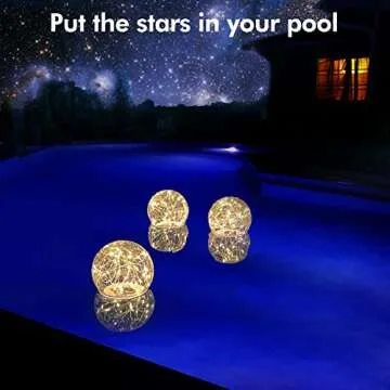 DeeprBlu Pool Chlorine Floater With Solar Light