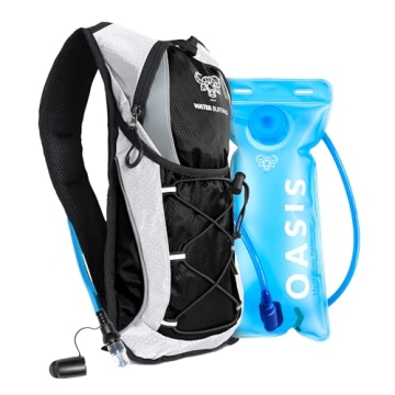Water Buffalo Hydration Backpack - Lightweight Hydration Pack with 2L Water Bladder - Perfect for Hi...