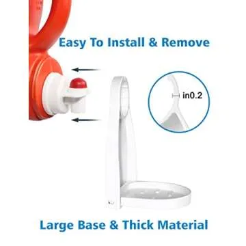 Cossylife Laundry Detergent Cup Holder, [2 Pack] Detergent Drip Catcher, Fabric Softener Gadget Cup Holder, Tidy Laundry Room - No More Leaks or Mess for Laundry Room