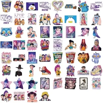 Demon Movie Hunters Sticker Pack for K-Pop & Anime Fans