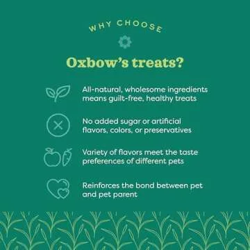 Oxbow Simple Rewards Baked Treats with Carrot, Dill, and Hay for Rabbits, Guinea Pigs, Chinchillas, and Small Pets, 3 Ounce (Pack of 1)