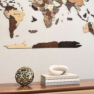 Decorative Book Set with a Wood Chain/Knot Accessory | Extra Large Linen Covered Book Set | Set of 3 Real Fabric Cover Book Decor | Fashion Designer Books | Coffee Table Decor Set | Shelves Decor