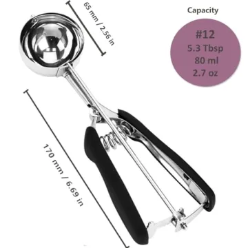 Perfect Stainless Steel Ice Cream & Cookie Scoop for All