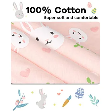 DAUGHTER QUEEN Girls Pajamas 100% Organic Cotton PJs