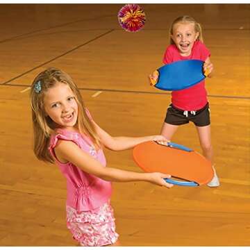 Hibery 5 Pack Monkey Stringy Balls, Great Sensory Toys Stress Balls, Rainbow Pom Bouncy Balls Games 90s Toys Fun Party Favor