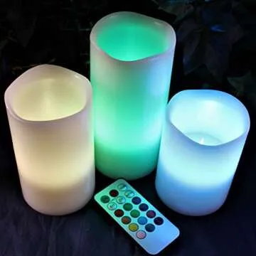 LED Flameless Candles with Remote for Weddings and Decor