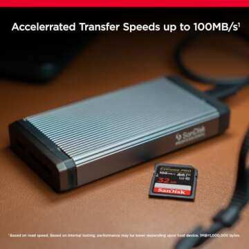 SanDisk 32GB Extreme PRO SDHC UHS-I Memory Card - C10, U3, V30, 4K UHD, SD Card - SDSDXXO-032G-GN4IN