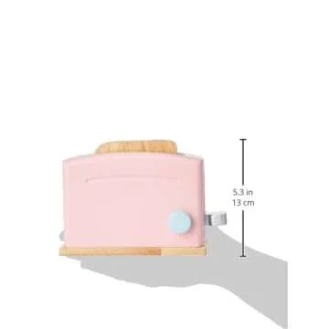 KidKraft Wooden Toaster Playset with Working Handle