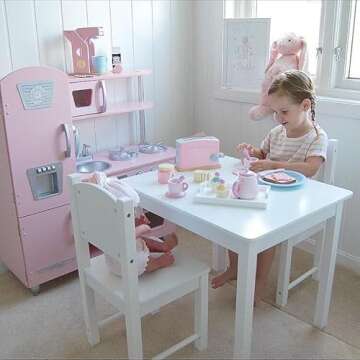 KidKraft Wooden Toaster Playset with Working Handle