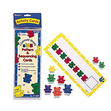 Learning Resources Three Bear Family Pattern Cards for Early Education