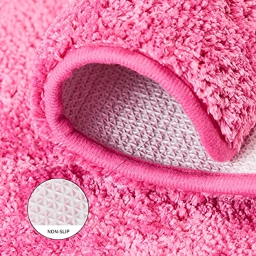 Fancy Soft Water Absorbent Bathroom Rug for Home Decor