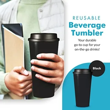 Simply Green Solutions Travel Coffee Tumbler - 16 oz Eco-Friendly Cup