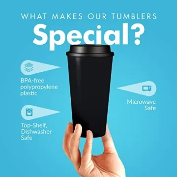 Simply Green Solutions Travel Coffee Tumbler - 16 oz Eco-Friendly Cup