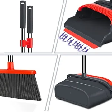 Kelamayi Broom and Dustpan Set for Easy Indoor Cleaning