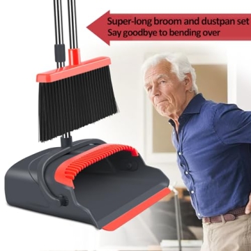 Kelamayi Broom and Dustpan Set for Easy Indoor Cleaning