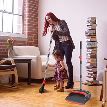 Kelamayi Broom and Dustpan Set for Easy Indoor Cleaning