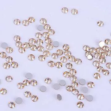 1728 Pieces Flatback Rhinestones for Nail Art & Crafts