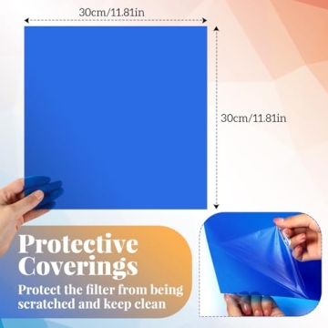 Vibrant Barydat 12 Pcs Colored Gel Light Filter Set