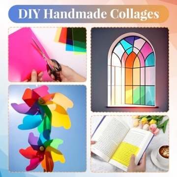 Vibrant Barydat 12 Pcs Colored Gel Light Filter Set