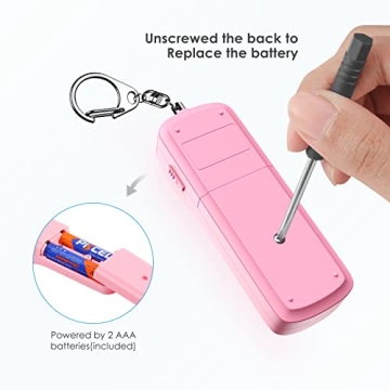 Safety Keychain Set with Personal Alarm for All Ages