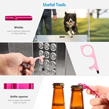 Safety Keychain Set with Personal Alarm for All Ages