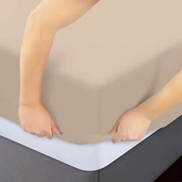 Utopia Twin Fitted Sheets - Soft, Deep Pocket, Durable