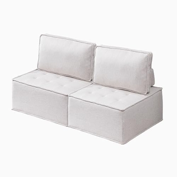 BALUS Modular Sectional Sofa - Cozy & Versatile 2 Seater