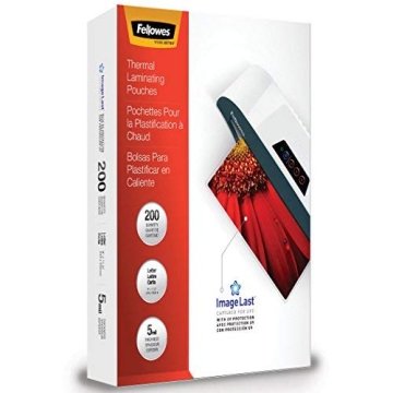 Fellowes Laminating Pouches, ImageLast, 200 Pack for Home & Office