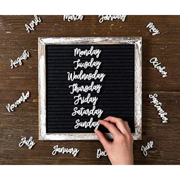 Creative Little Hippo Felt Letter Board with 690+ Letters