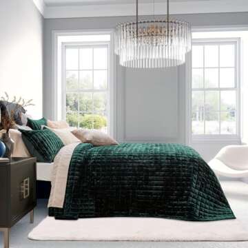 RECYCO Luxe Velvet Quilt Set - Elegant Comfort for All