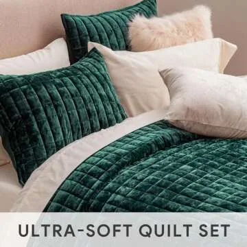 RECYCO Luxe Velvet Quilt Set - Elegant Comfort for All