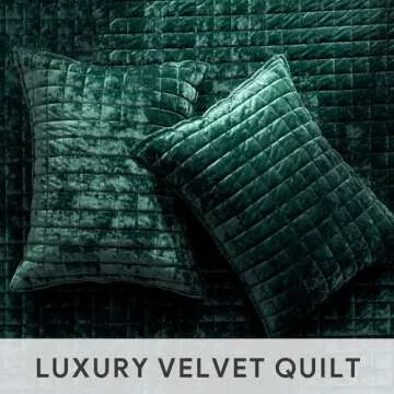 RECYCO Luxe Velvet Quilt Set - Elegant Comfort for All