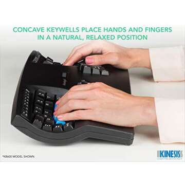 Kinesis Advantage2 Ergonomic Keyboard with Cherry MX Brown Switches