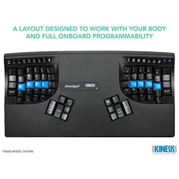 Kinesis Advantage2 Ergonomic Keyboard with Cherry MX Brown Switches